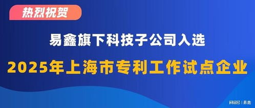 科技創(chuàng)新實(shí)力再獲認(rèn)可 易鑫集團(tuán)成功入選上海市專利工作試點(diǎn)企業(yè)